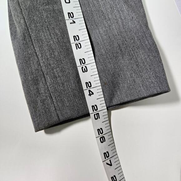 Tahari Gray Blazer Women Size 16 Preppy Career Academia Neutral Minimalist - Picture 11 of 12